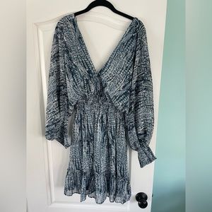 Love Stitch Blue flowy dress